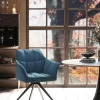 KARE Drehstuhl Thinktank Blau