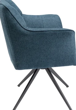 KARE Drehstuhl Thinktank Blau