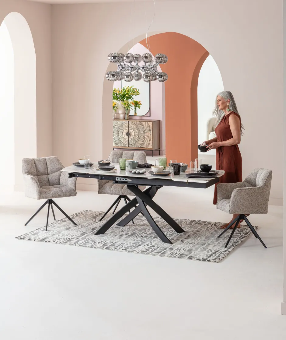 KARE Drehstuhl Thinktank Mix