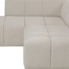 KARE Ecksofa Belami Creme Links 265cm