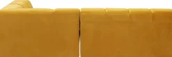 KARE Ecksofa Belami Velvet Amber Rechts