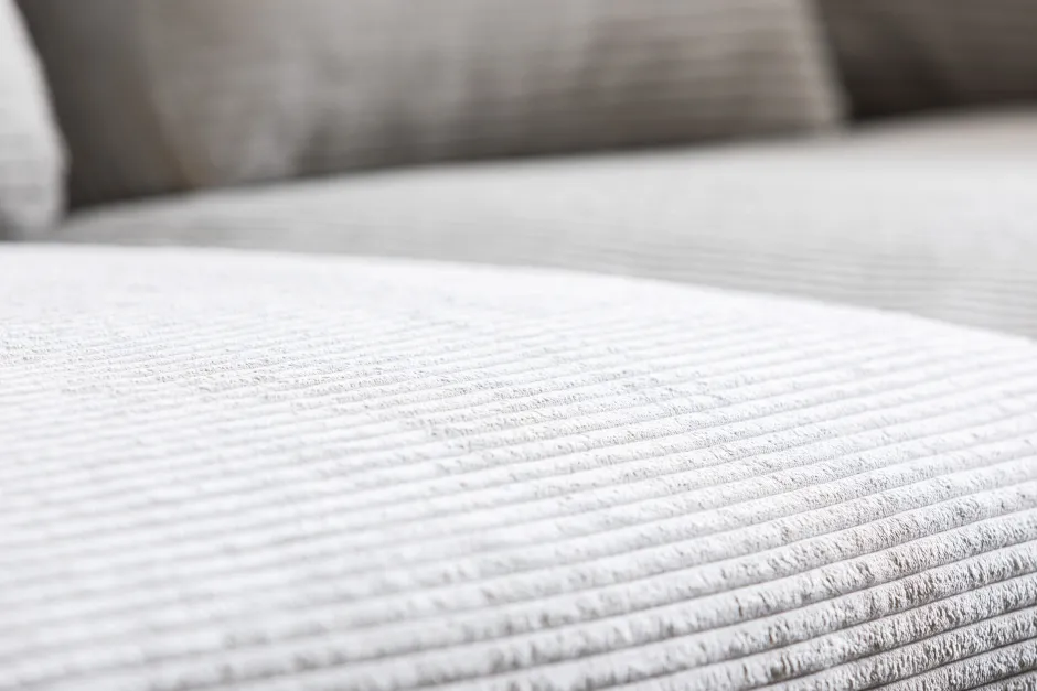 KARE Ecksofa Gianni Cord Grau Rechts