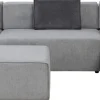 KARE Ecksofa Infinity Atlanta Grau Rechts