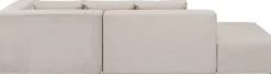 KARE Ecksofa Infinity Ottomane Creme Rechts