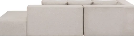 KARE Ecksofa Infinity Ottomane Creme Links