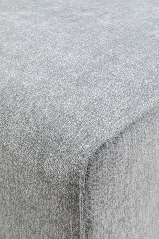 KARE Ecksofa Infinity Ottomane Grau Rechts