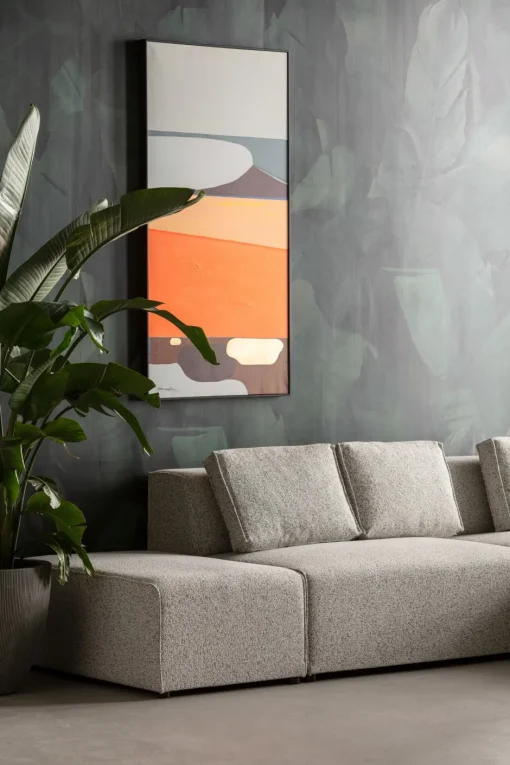 KARE Ecksofa Infinity Ottomane Macchiato Rechts