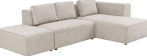 KARE Ecksofa Infinity Ottomane Macchiato Rechts