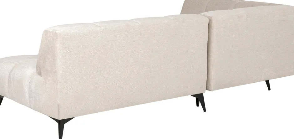 KARE Ecksofa Nia Creme Links 250cm