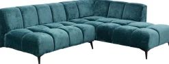 KARE Ecksofa Nia Glam Dunkelgrün Rechts 250cm