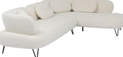 KARE Ecksofa Peppo Weiß