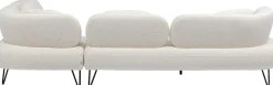 KARE Ecksofa Peppo Weiß