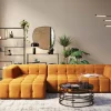 KARE Ecksofa Salamanca Goldbraun Links