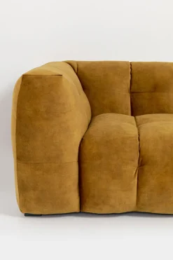 KARE Ecksofa Salamanca Goldbraun Rechts