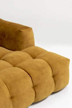 KARE Ecksofa Salamanca Goldbraun Rechts