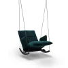 KARE Funktionssessel Rockfrog breit Stoff Lounge petrol