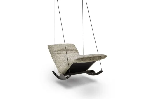 KARE Funktionssessel Rockfrog breit Stoff Lounge petrol