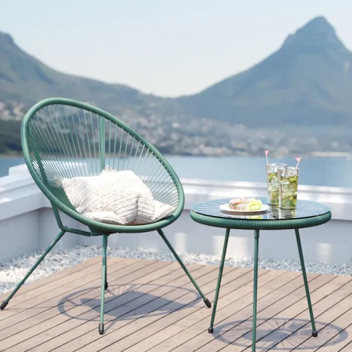 KARE Gartenset Acapulco 2tlg Mono Grün