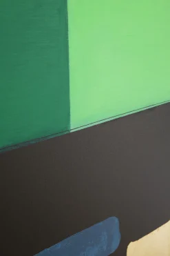 KARE Gerahmtes Bild Abstract Shapes Grün 73x143cm