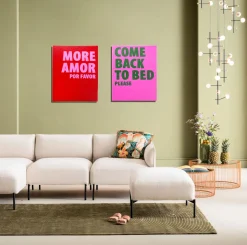 KARE Gerahmtes Bild Come Back To Bed 40x50cm