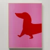 KARE Gerahmtes Bild Dog Frankie (2/Set)