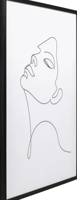 KARE Gerahmtes Bild Drawing Lady 63x93cm
