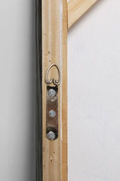 KARE Gerahmtes Bild Dust Blau 100x100cm