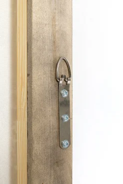 KARE Gerahmtes Bild Dust Gold 120x120cm