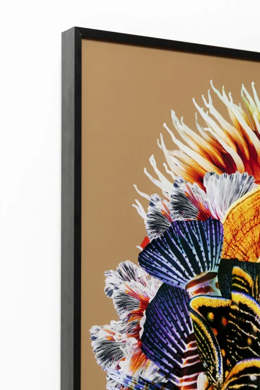 KARE Gerahmtes Bild Flower Hair 120x120cm