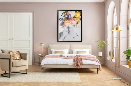 KARE Gerahmtes Bild Flower Lady Pastell 117x154cm