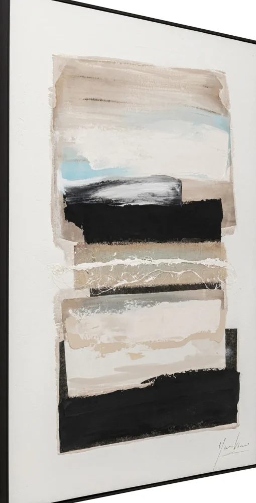 KARE Gerahmtes Bild Lontano Beige 90x120cm