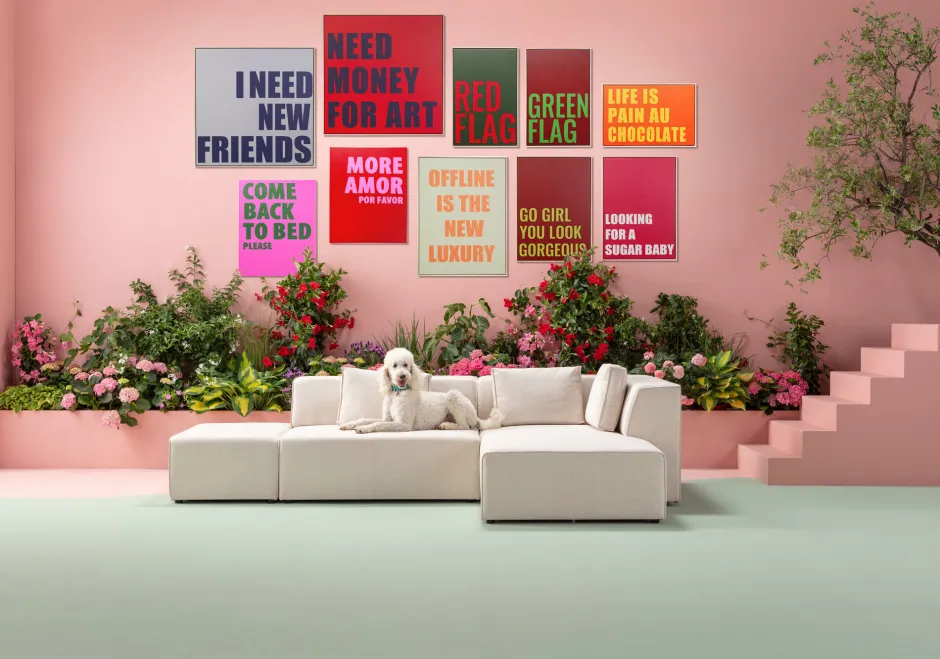 KARE Gerahmtes Bild Need Money 80x80cm