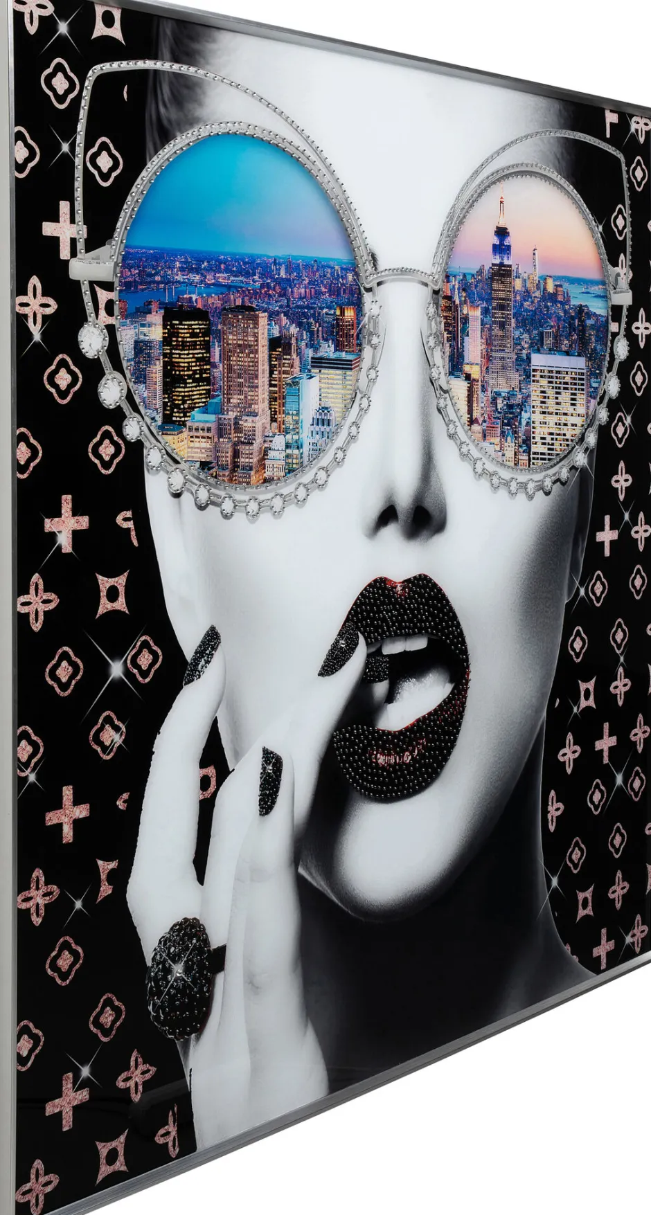 KARE Gerahmtes Bild NY View 120x120cm