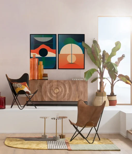 KARE Gerahmtes Bild Sunset 75x100cm