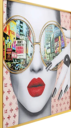 KARE Gerahmtes Bild Times Square View 80x80cm