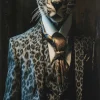 KARE Glasbild Mister Leo 100x150cm