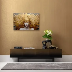 KARE Glasbild Muse Celestial 120x80cm