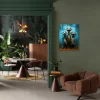 KARE Glasbild Singing Meerkats 60x80cm