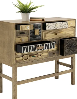 KARE Highboard Chalet Gold 13 Schübe