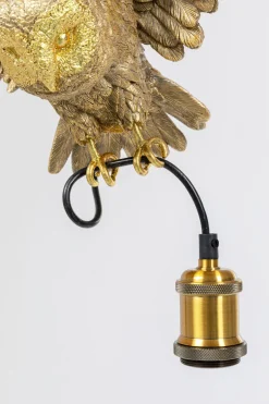 KARE Hängeleuchte Animal Owl Gold 60cm