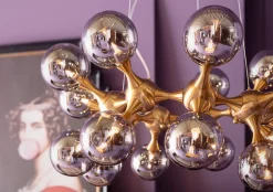 KARE Hängeleuchte Atomic Balls Brass Ø74cm