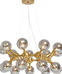 KARE Hängeleuchte Atomic Balls Brass Ø74cm