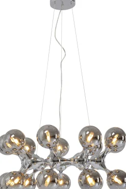 KARE Hängeleuchte Atomic Balls Silber Ø74cm