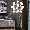 KARE Hängeleuchte Bulb Fiction 20 Silber Ø102cm