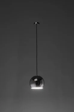 KARE Hängeleuchte Caldaia Silber Ø25cm