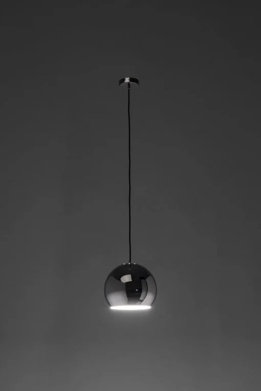 KARE Hängeleuchte Caldaia Silber Ø25cm