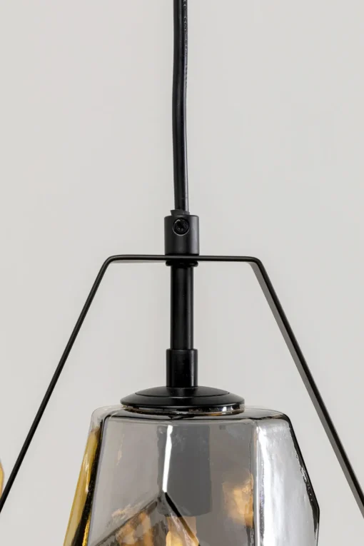KARE Hängeleuchte Diamond Fever Dining Schwarz 67cm