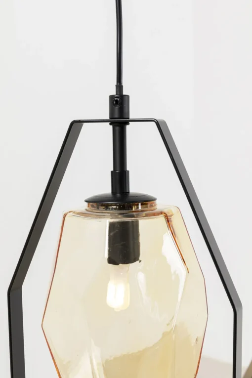 KARE Hängeleuchte Diamond Fever Dining Schwarz 110cm