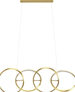 KARE Hängeleuchte Galaxy LED Gold 155cm