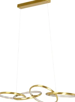 KARE Hängeleuchte Galaxy LED Gold 155cm